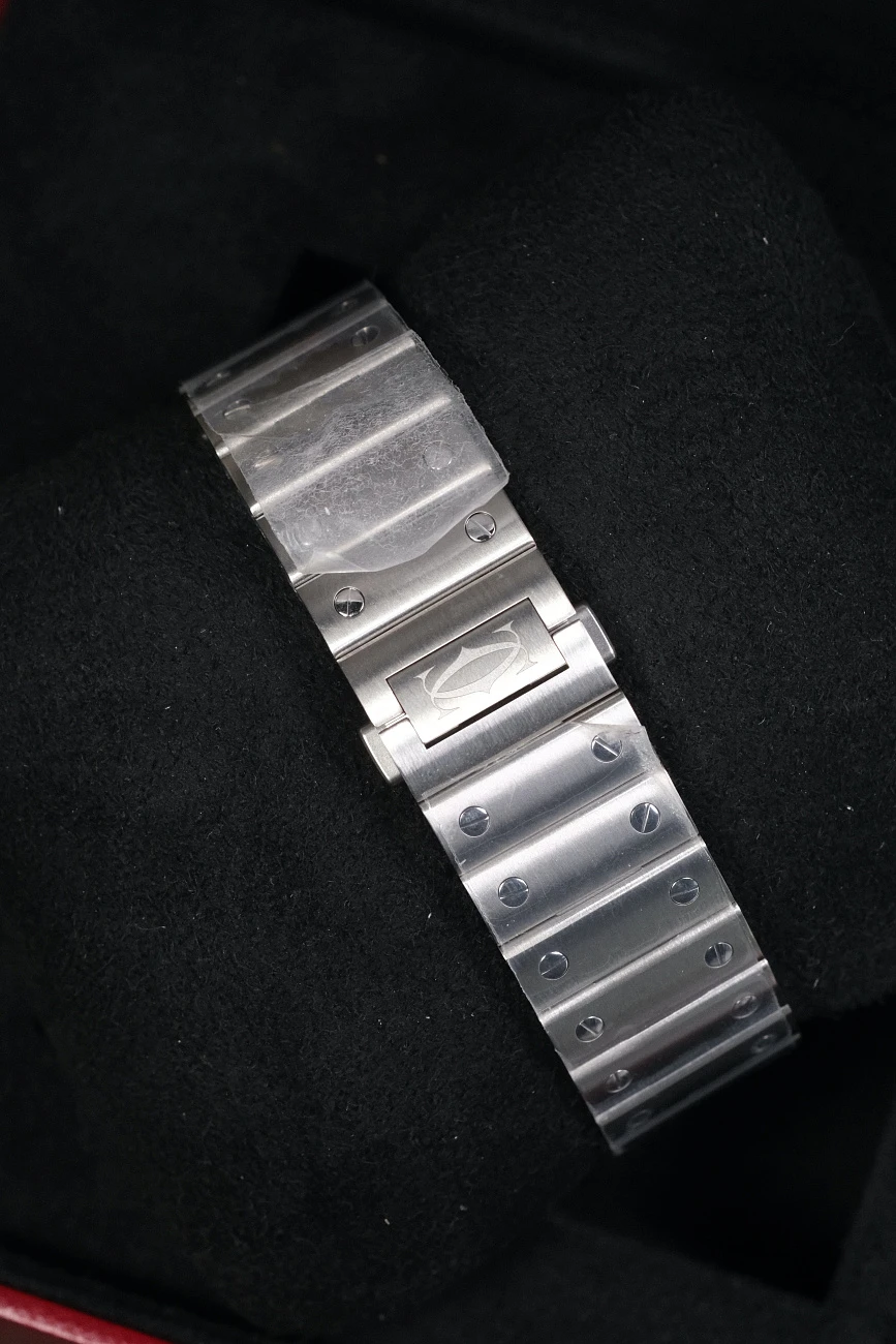 Часы Cartier  Santos De Cartier Watch Large Model Dual Time  WSSA0076