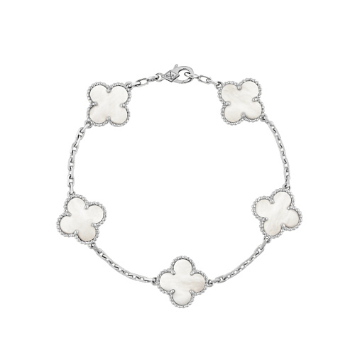 Украшение Van Cleef & Arpels  Vintage Alhambra Bracelet, 5 Motifs Vcarf48400  VCARF48400 