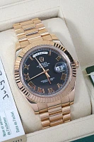 Часы Rolex  Day-Date Ii President Everose Gold Black Dial  218235