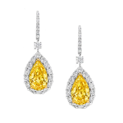 Украшение GIA  Серьги С Бриллиантами 5,16/5,03 Ct.   