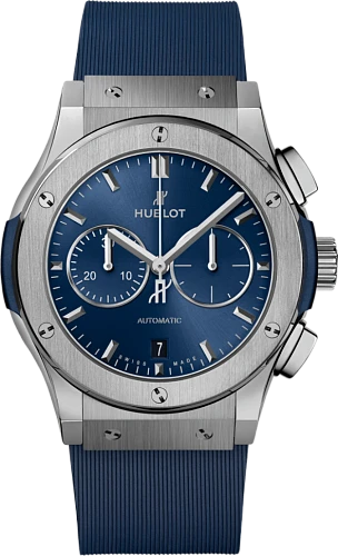 Заказать Hublot  Classic Fusion Chronograph Titanium Blue 42 Mm  541.NX.7170.RX