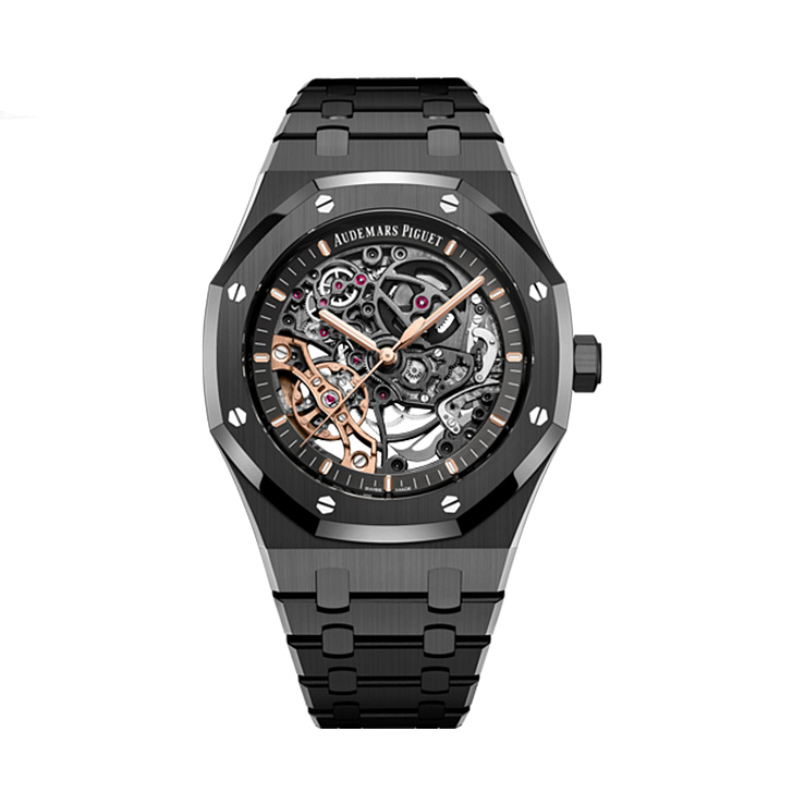 Часы Audemars Piguet  Royal Oak Double Balance Wheel Openworked Ceramic  15416CE.OO.1225CE.01