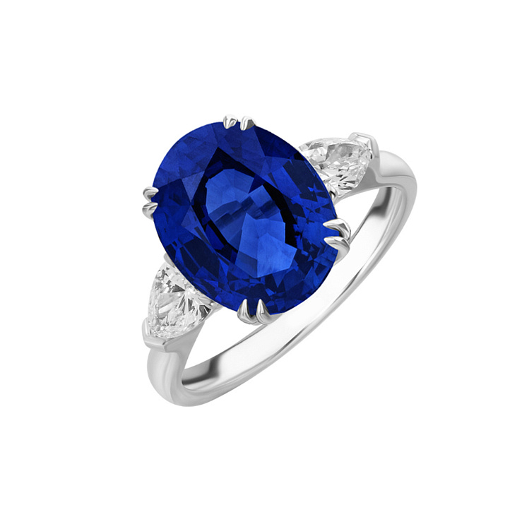 Украшение NO NAME  Кольцо С Сапфиром 7,93 Ct.   