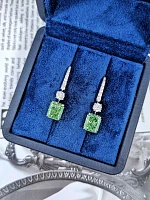 Украшение GIA  Серьги с бриллиантами 3,01/3,02 ct. FBGY/VS1-Si1   