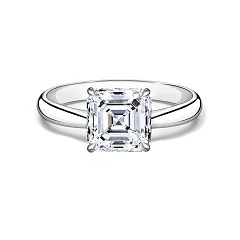GIA Кольцо с бриллиантом 2,01 ct. L/VS2 (Asscher)