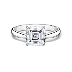 GIA Кольцо с бриллиантом 2,01 ct. L/VS2 (Asscher)