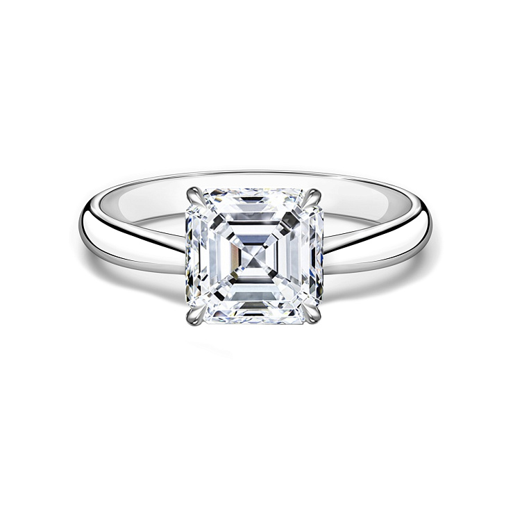 Украшение GIA  Кольцо с бриллиантом 2,01 ct. L/VS2 (Asscher)   