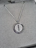 Украшение Messika  Подвеска Lucky Move Mm Pavé  07395-WG 