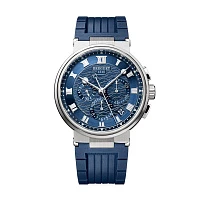 Часы Breguet  Marine Chronograph White Gold Blue Dial  5527BBY2/5WV