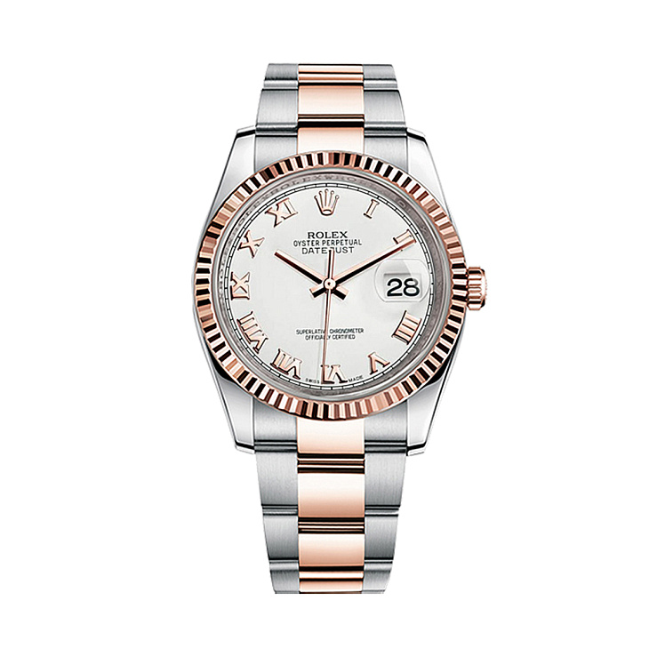Часы Rolex  Oyster Perpetual Datejust 36 Mm Oyster Steel And Everrose Gold  116231