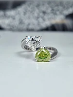 Украшение GIA  Кольцо с бриллиантами "Toi Et Moi"   