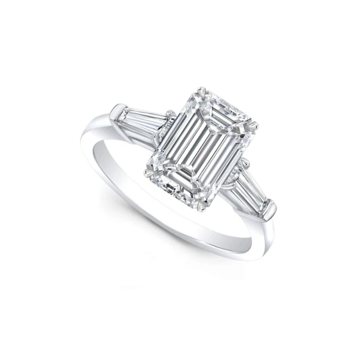 Украшение No Name  Кольцо С Бриллиантом 3,01 Ct. H/Vs1   