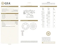 Украшение GIA  Серьги 1,00/1,08 ct. J/VS Round Diamonds   