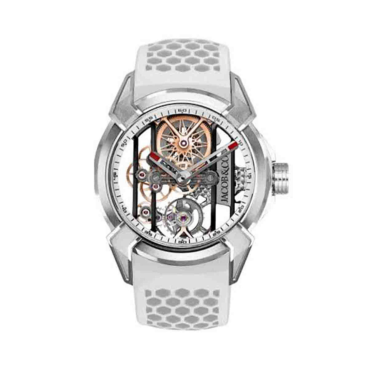 Часы Jacob & Co  Epic X Skeleton Titanium White  EX110.20.AA.AI.A