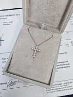 Украшение No Name  Крест с бриллиантами 0,77 ct.   