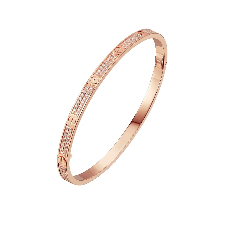 Украшение Cartier  Love Bracelet, Small Model, Custom Diamonds Full Pave  N6710717 FIX 