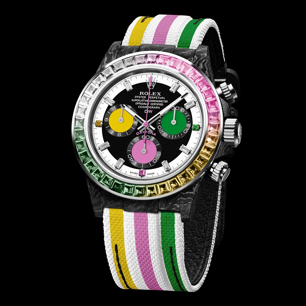 Заказать DiW  Rolex Daytona 40 Mm Rainbow Candy  
