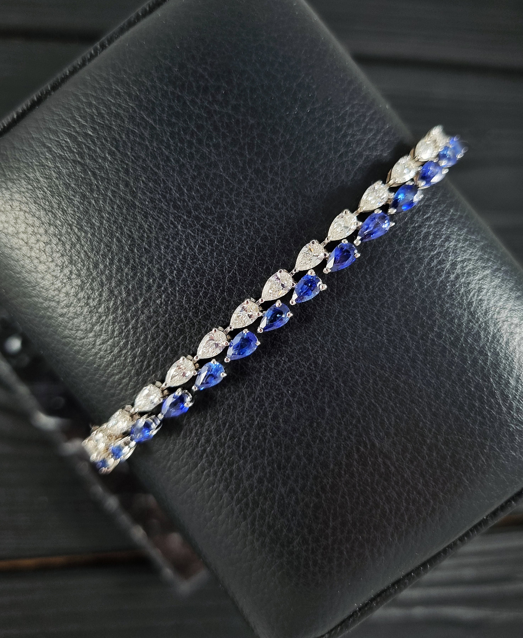 Украшение GIA  Браслет С Сапфирами И Бриллиантами   
