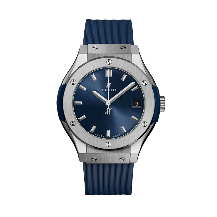 Часы Hublot  Classic Fusion Titanium Blue  581.NX.7170.RX