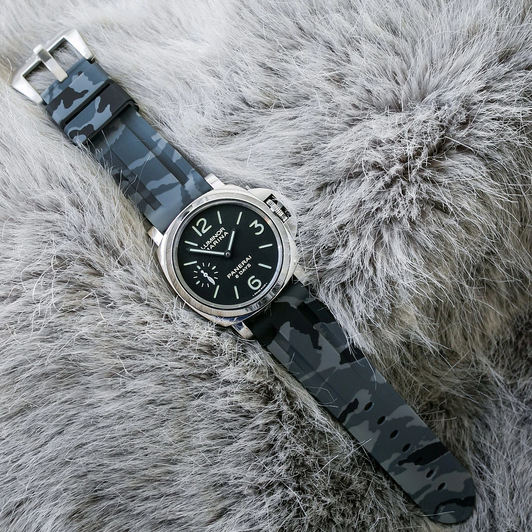 Часовой ремешок Horus Straps  Ремешок Для Часов Graphite Camo 44/47Mm Strap  