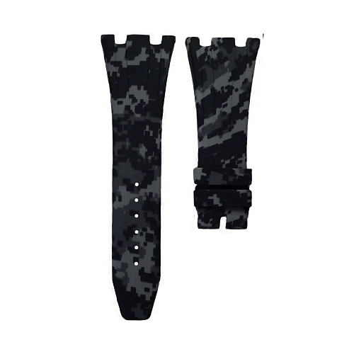 Часовой ремешок Audemars Piguet  Ремешок Для Часов Graphite Digi Camo Ap Royal Oak Offshore 42Mm Strap  