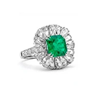 Украшение GRS GemResearch Swisslab  Кольцо с изумрудом 3,12 ct. (Colombia)   
