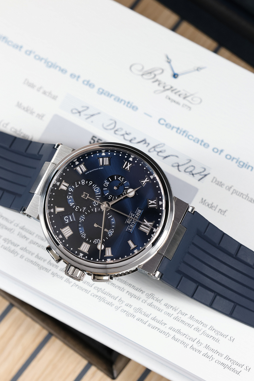 Часы Breguet  Marine Chronograph Titanium  5527TI/Y1/5WV