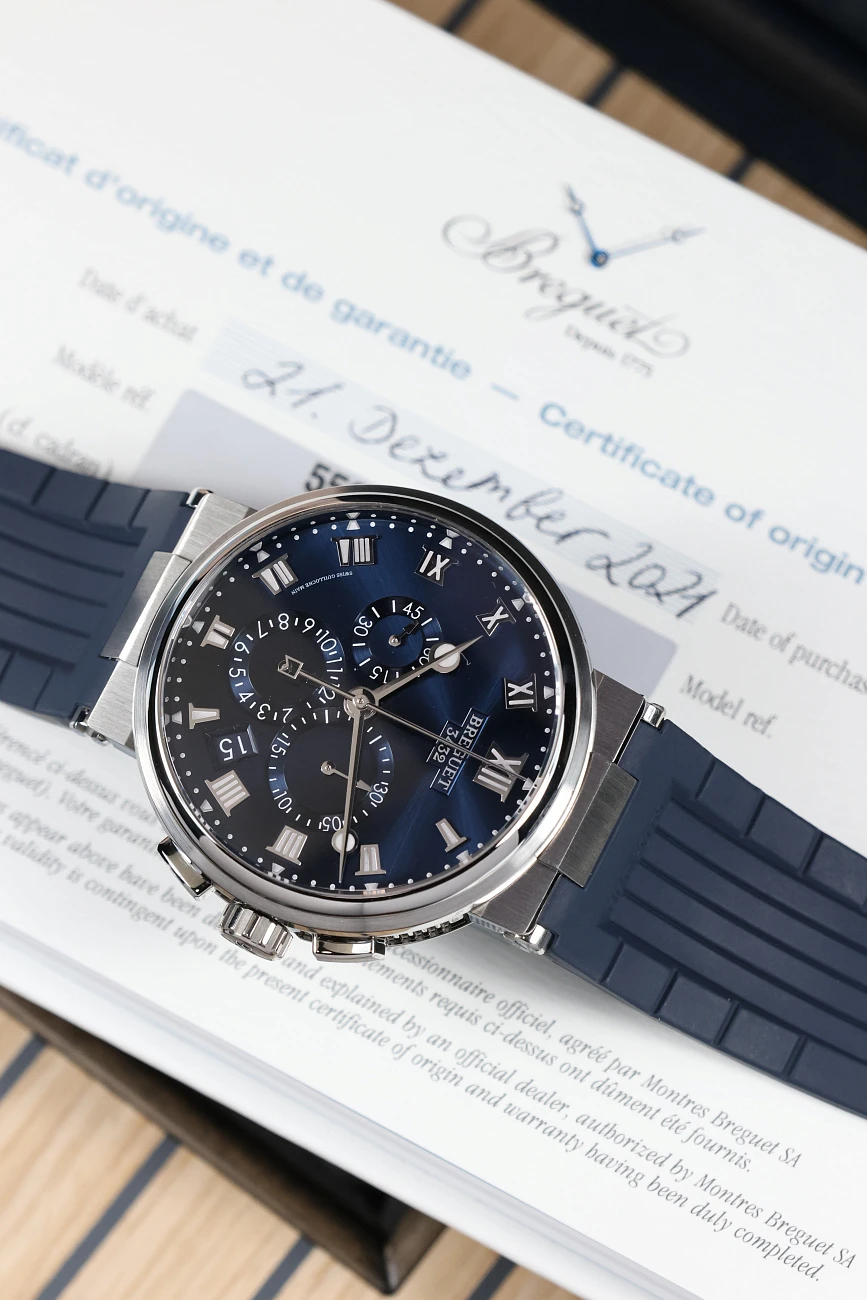 Часы Breguet  Marine Chronograph Titanium  5527TI/Y1/5WV