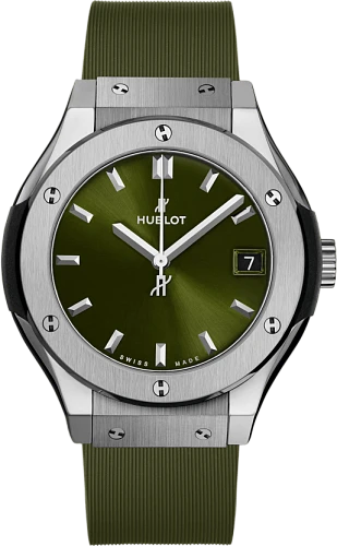Заказать Hublot  Classic Fusion Titanium Green 33 Mm  581.NX.8970.RX