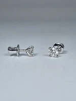 Украшение GIA  Серьги 0,50/0,50 ct. I/VS1 (Round Diamonds)   