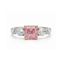 GIA Кольцо с бриллиантом 1,50 ct. Light Pink/VS2