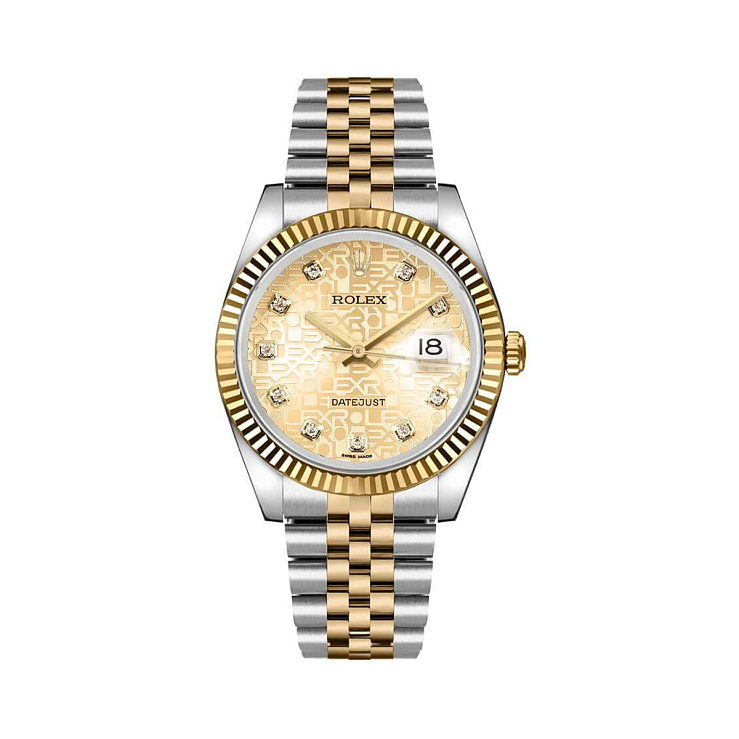 Часы Rolex  Datejust 36Mm Steel & Yellow Gold  116233