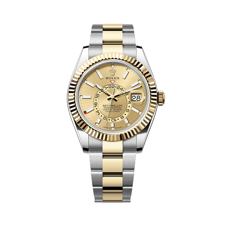 Часы Rolex  Sky-Dweller Steel & Yellow Gold Champagne Dial  336933
