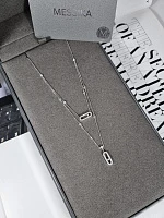 Украшение Messika  Колье Move Uno 2 Rows Pavé  Move Uno 2 rows pavé diamond necklace 7174 
