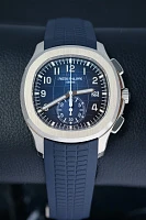 Часы Patek Philippe  Aquanaut Flyback Chronograph Blue Dial White Gold  5968G-001
