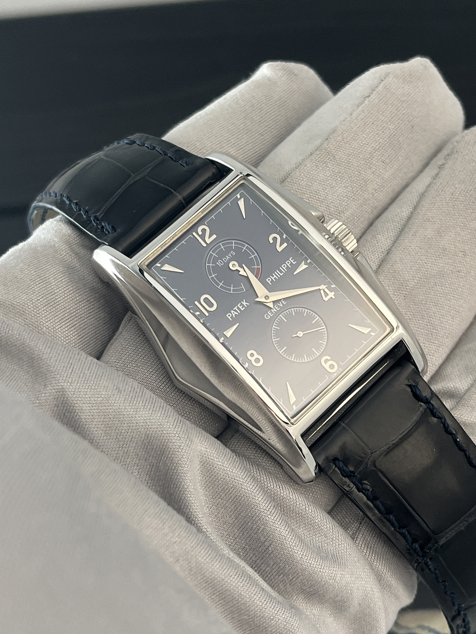 Часы Patek Philippe  10-Day Manual White Gold  5100G