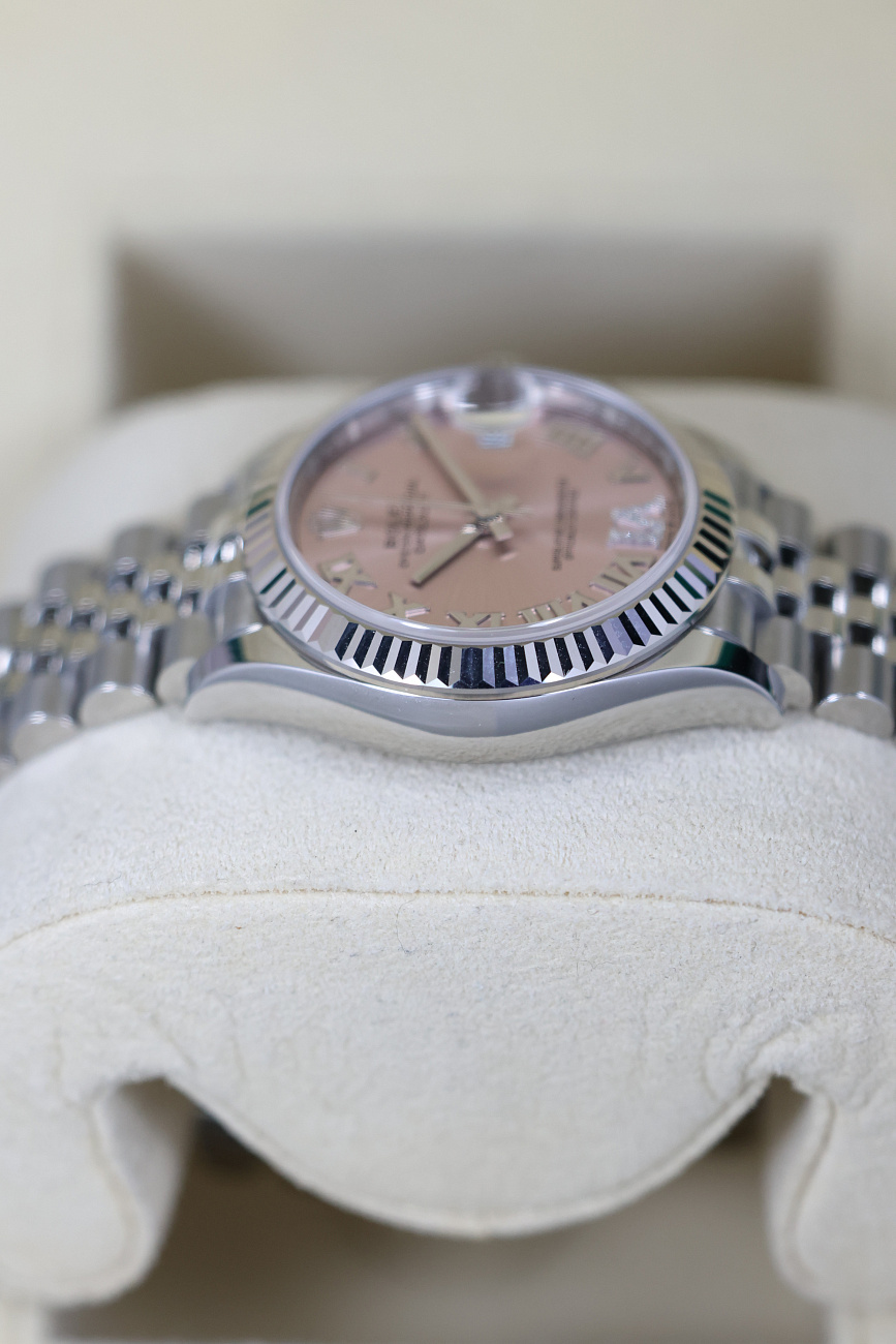 Часы Rolex  Datejust 31mm Pink Dial Diamond V  m278274-0024