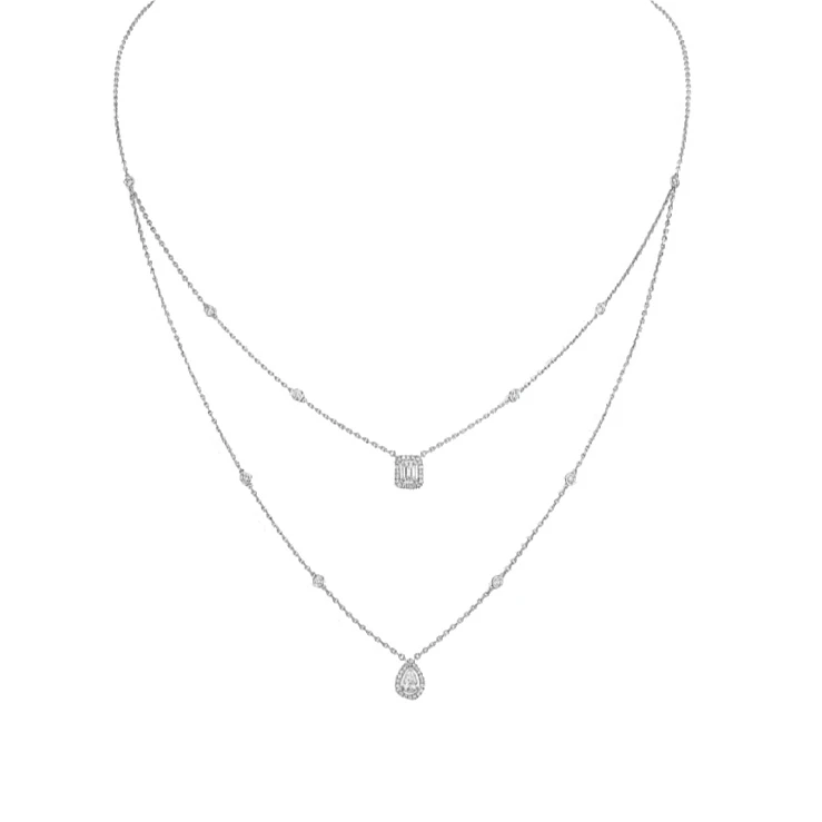 Украшение Messika  Колье My Twin 2 Rows  My Twin 2 rows diamond necklace 6506 