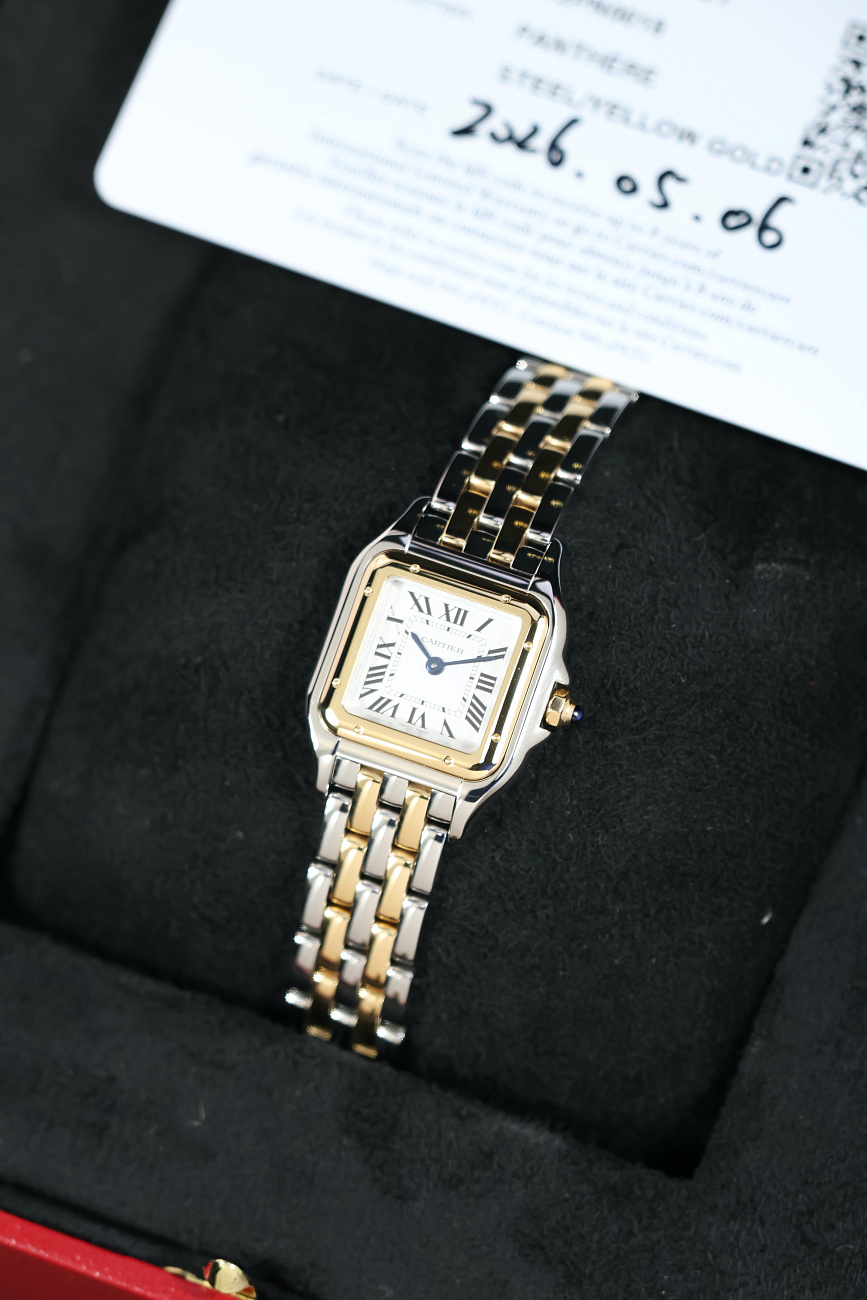 Часы Cartier  Panthere De Cartier Small Steel And Yellow Gold  W2PN0018