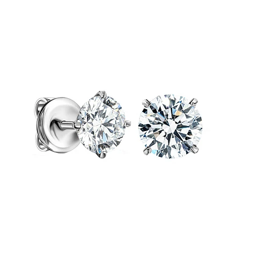 Украшение GIA  Серьги с бриллиантами 2,01/2,01 ct. H/VS1 (3 Excellent)   
