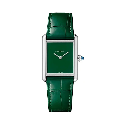 Часы Cartier  Tank Must De Cartier Green Large  WSTA0115