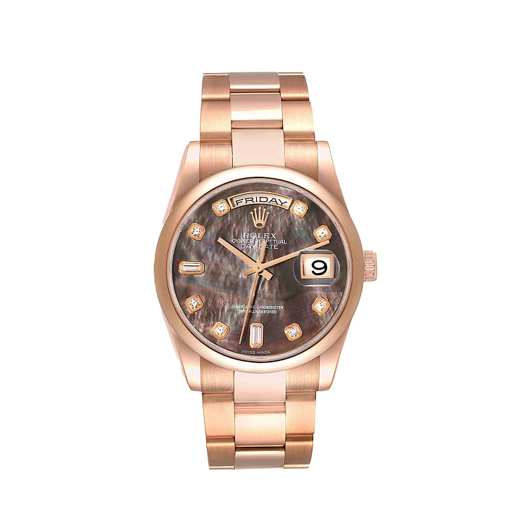 Часы Rolex  Day-Date Rose Gold Mop Diamond Dial  118205