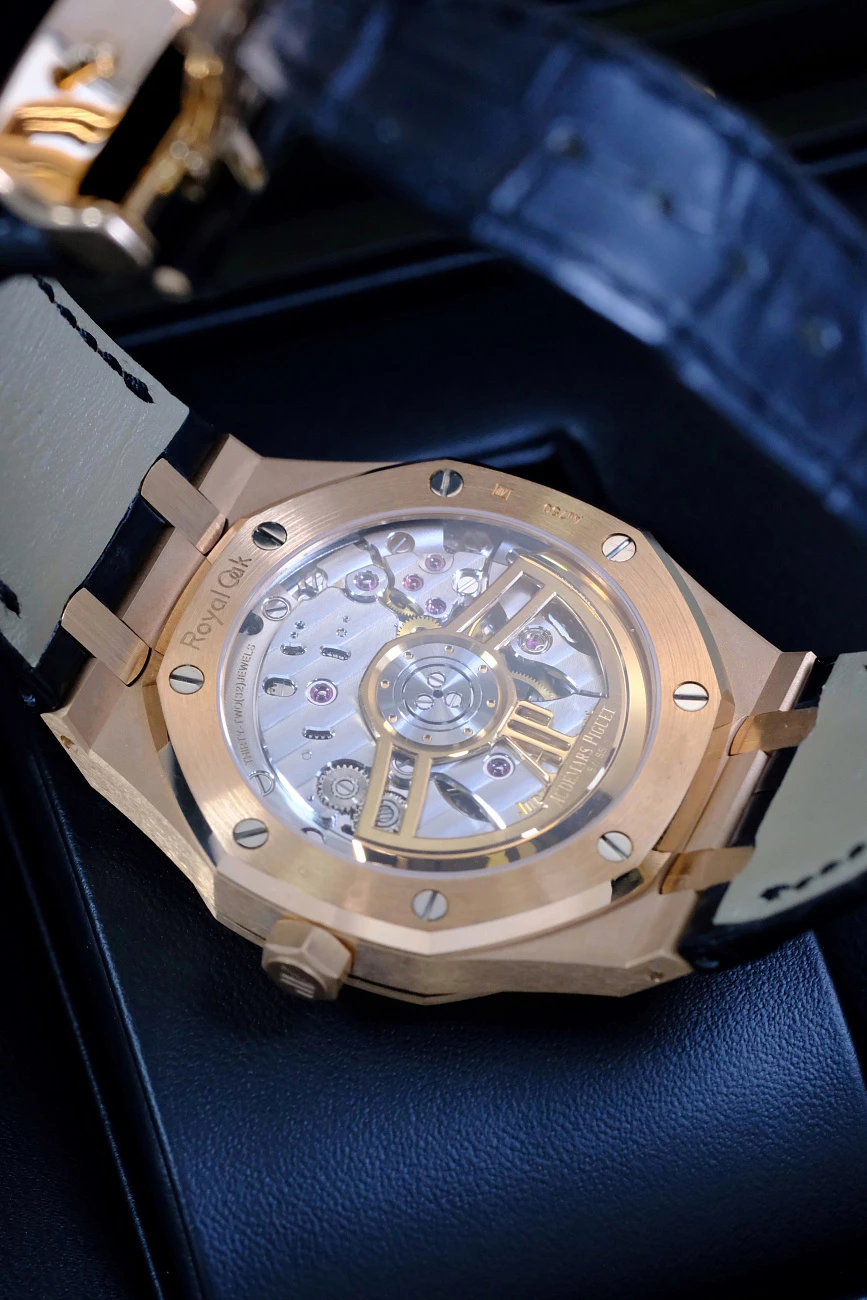 Часы Audemars Piguet  Royal Oak Selfwinding Rose Gold Black Dial  15500OR.OO.D002CR.02
