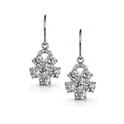 No Name Серьги с бриллиантами 2,40 ct.