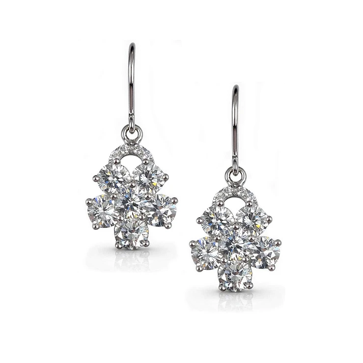 Украшение No Name  Серьги с бриллиантами 2,40 ct.   