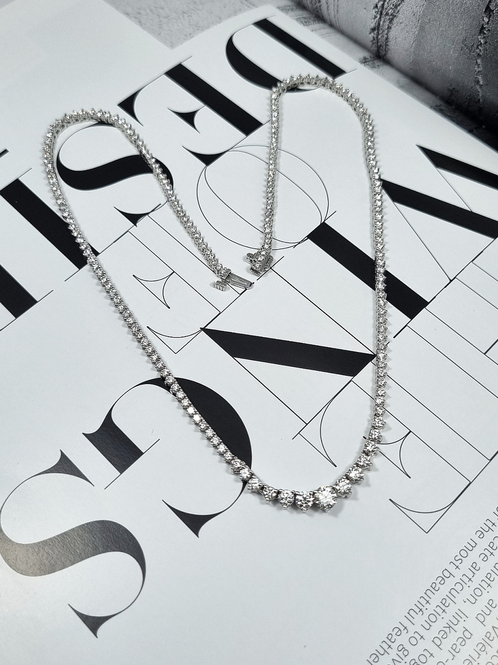 Украшение No Name  Колье с бриллиантами 7,02 ct.   