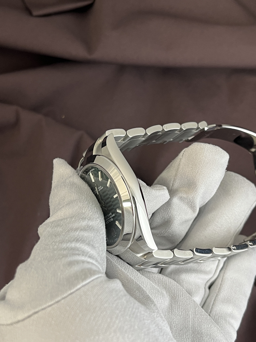 Часы Rolex  Datejust 41Mm Mint Green Motif Dial Stainless Steel  126300-0022