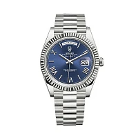 Часы Rolex  Oyster Perpetual Day-Date 40Mm White Gold Blue Dial  228239