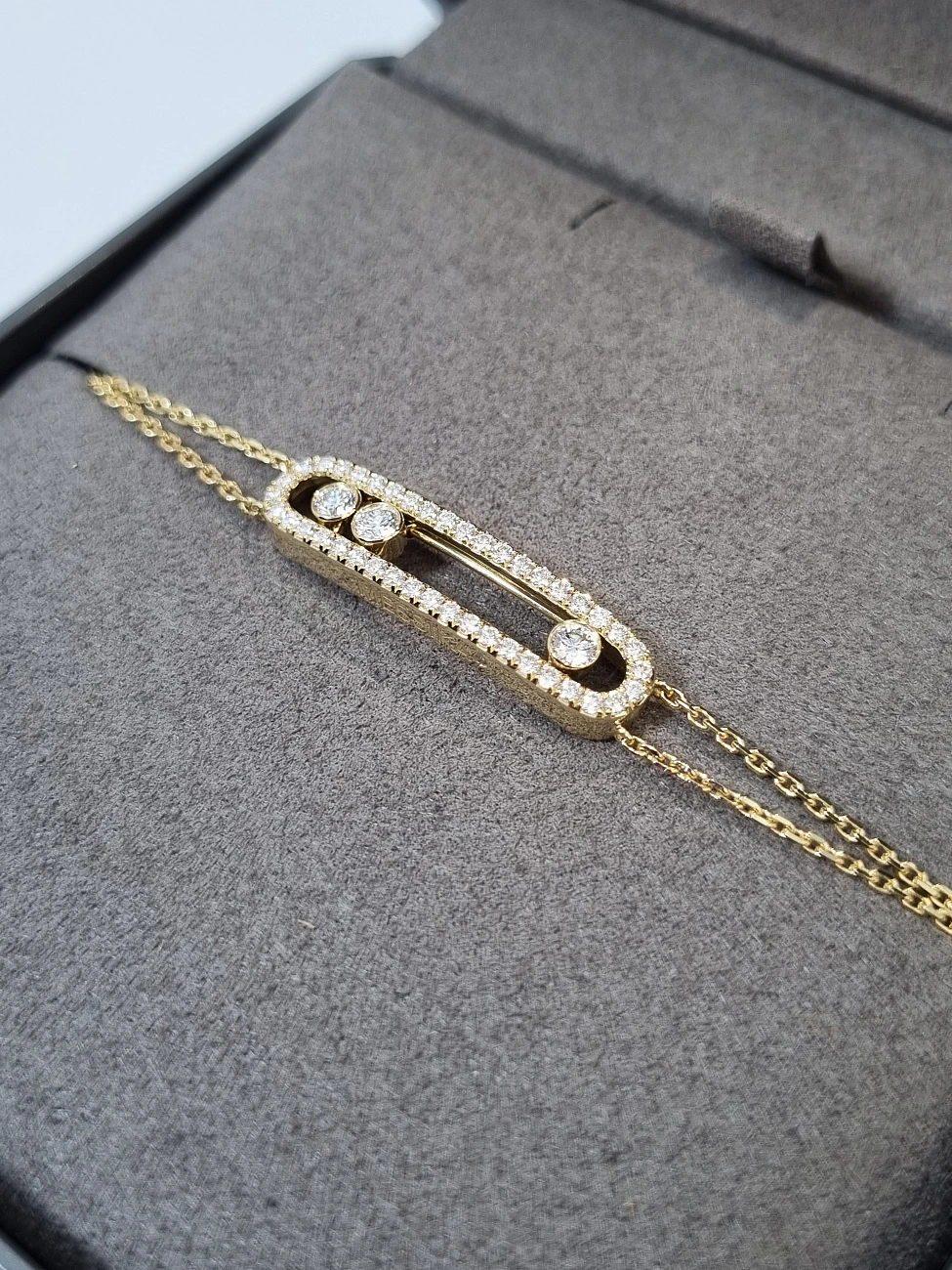 Украшение Messika  Move Classique Pavé Yg   Move Classique Diamond Pavé Bracelet 03995 