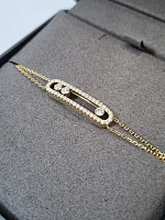 Украшение Messika  Move Classique Pavé Yg   Move Classique Diamond Pavé Bracelet 03995 
